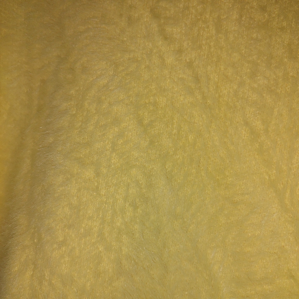 Soft Yellow Fuzzy Knit Cardigan - Picture 7 of 9